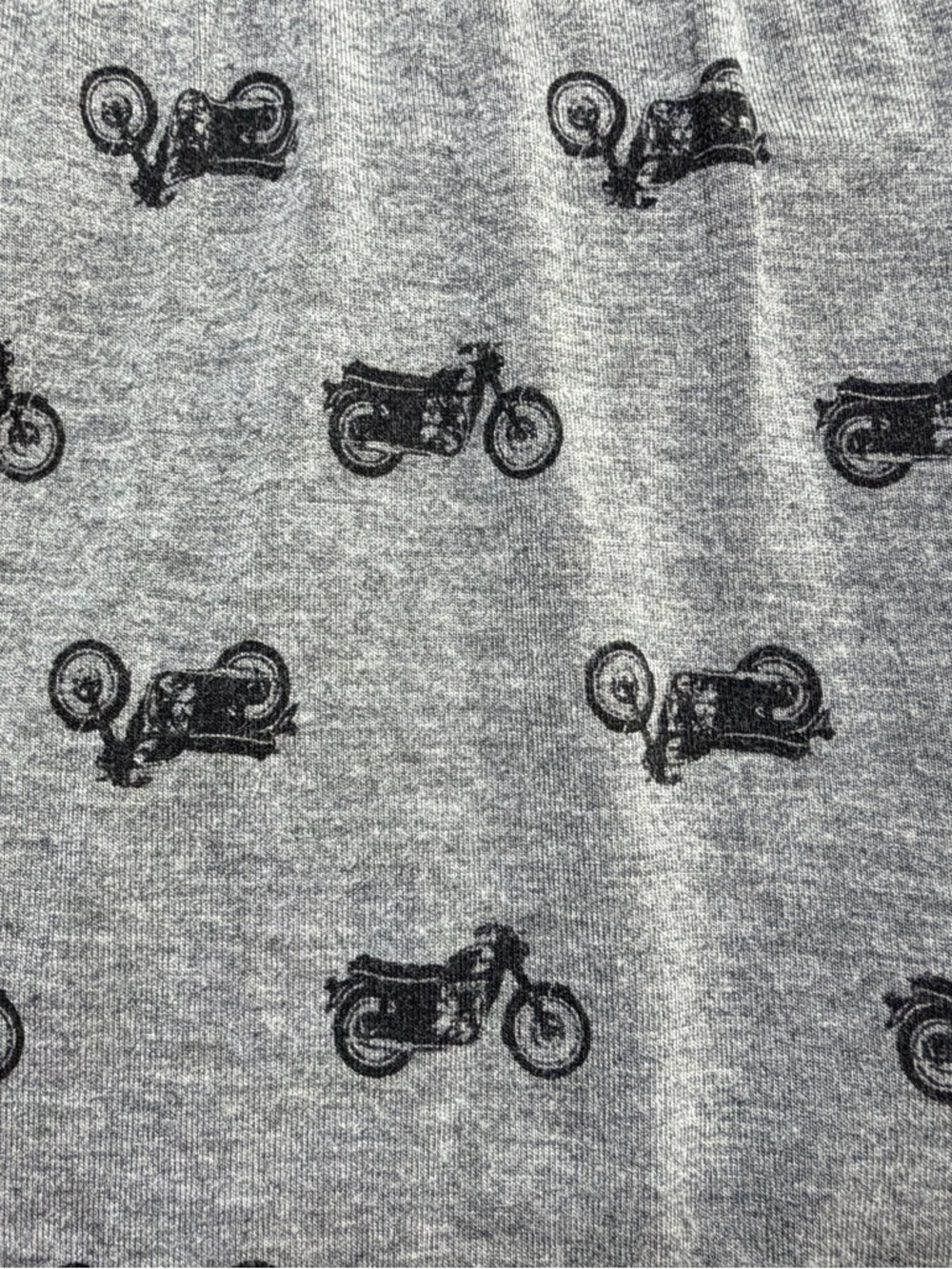 Women's Gray Motorcycle Print Tee Dress - Picture 8 of 8